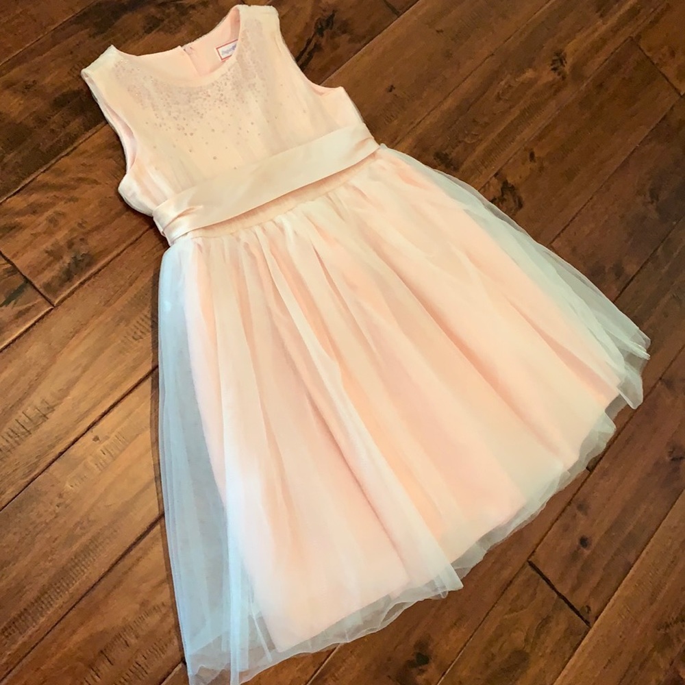 Pink Sequin Tulle Dress